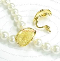 Real GOLD STR SILVER STARDUST PEARL CLASP ENHANCER SHORTENER
