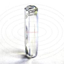 1x Swarovski crystal 6460 Column Pendant bead Clear AB 20mm