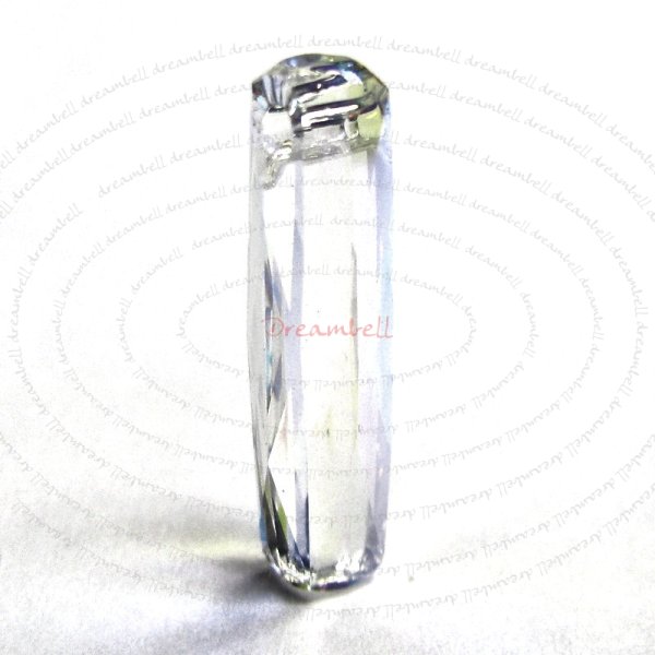 1x Swarovski crystal 6460 Column Pendant bead Clear AB 20mm