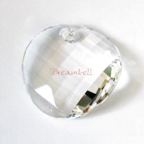 1x SWAROVSKI CRYSTAL 6621 CLEAR TWIST PENDANT 28mm NEW