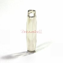 1x Swarovski crystal 6460 Column Pendant bead Silver Shade 20mm