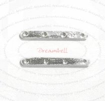 8 STERLING SILVER SEPARATOR SPACER 4mm BEAD 4-STRAND