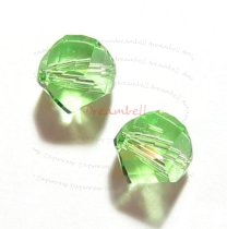 12x Swarovski 5020 Peridot Helix Crystal Elements 6mm