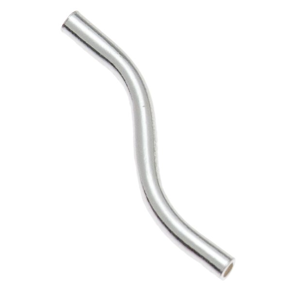 20x Sterling Silver Wave Curve Tube Barrel 14mm x 1.2mm
