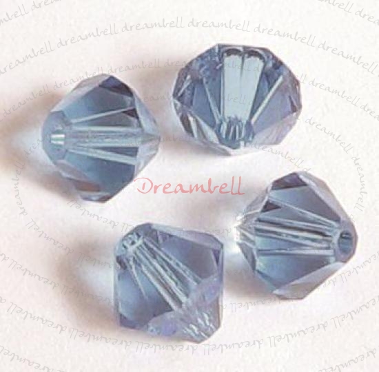 12x Swarovski Elements Bicone Crystal 5301 Montana 8mm