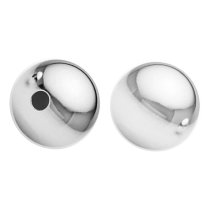 50 x Sterling Silver Seamless Round bead spacer 4mm