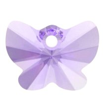 1x Swarovski Elements Crystal 6754 18mm Butterfly Pendant Violet