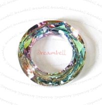 Swarovski 4139 Round Cosmic Ring Frame Vitrail Light 20mm