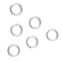 10x Open Jump Rings 925 Sterling Silver Wire 4mm (HEAVY)