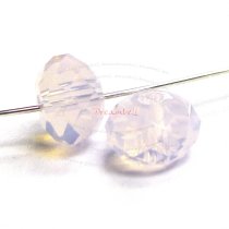 6x Swarovski Crystal Elements 5040 Briolette Bead Rondelle Spacer Rose Water Opal 6mm