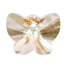 1x Swarovski Elements Crystal 6754 18mm Butterfly Pendant Golden Shadow