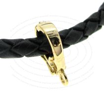 1pc Gold on .925 Sterling Silver Changeable Bail Pendant Connector Clasp Slider Enhancer Shortener / Findings/ Bright