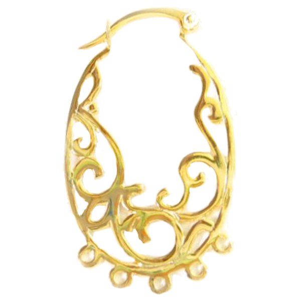 2x Vermeil Gold Sterling Silver FLOWER CHANDELIER EARRING CONNECTOR