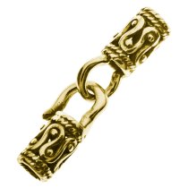 14K Real Gold plated over Sterling SILVER CRIMP BEADS 2MM CORD