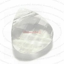 4x SWAROVSKI BRIOLETTE Pendant 11mm Clear CRYSTAL 6012