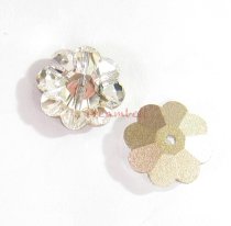 4x Swarovski Elements Crystal 3700 Margarita Beads Clear 12mm