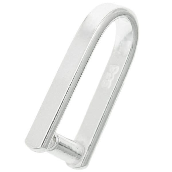1 x Sterling Silver Pendant Connector Bail Clasp