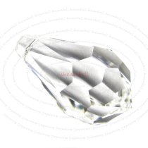 4 Swarovski Elements Crystal 6000 Teardrop Clear 13mm Pendant