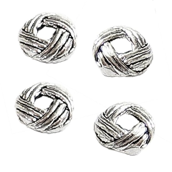 4x STERLING SILVER ROUND BEAD SPACER 5.5mm Rondelle