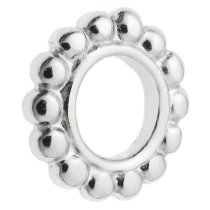 STERLING SILVER ROUND DAISY BEAD for European Charm Bracelets