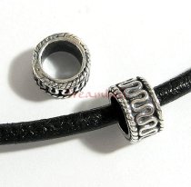 Sterling silver Simplicity Round Bead Tube for European Charm Bracelets