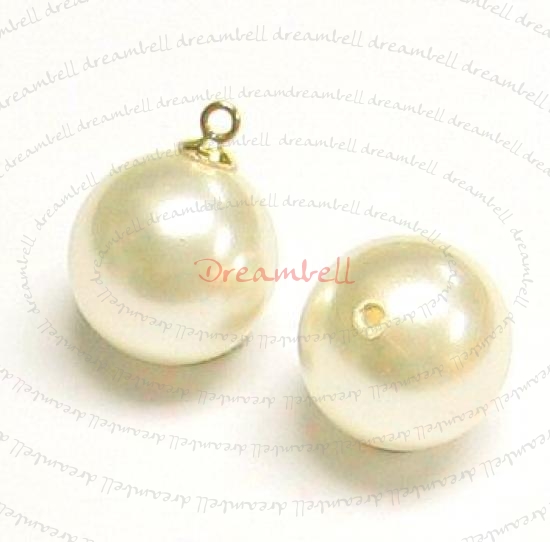 4x Swarovski crystal 5818 Creamrose Light Pearl ROUND half drilled 6mm
