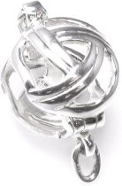 Sterling Silver Pearl Clasp Enhancer | 6mm Round Bead Converter & Necklace Shortener