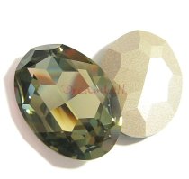 1x Swarovski Elements Oval Cabochon Stone Crystal 4127 Black Diamond 30mm x 22mm