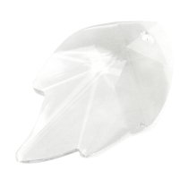 1 x Swarovski Elements Crystal Leaf 8805 Pendant Clear 32mm