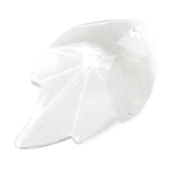 1 x Swarovski Elements Crystal Leaf 8805 Pendant Clear 32mm
