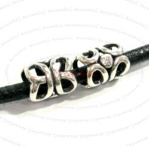 Sterling Silver Round Butterfly Bead 9mm for European Charm Bracelets