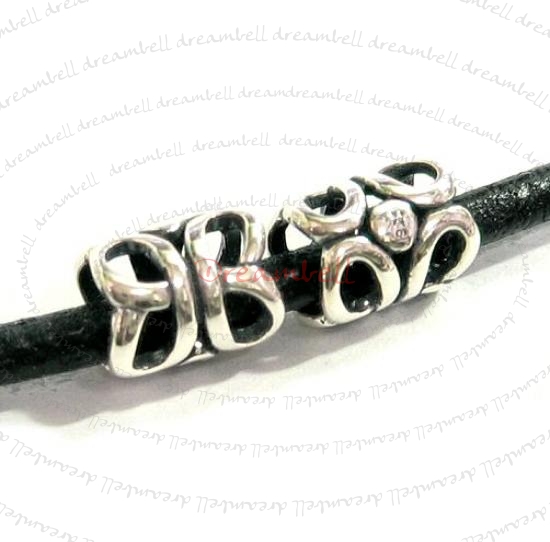 Sterling Silver Round Butterfly Bead 9mm for European Charm Bracelets