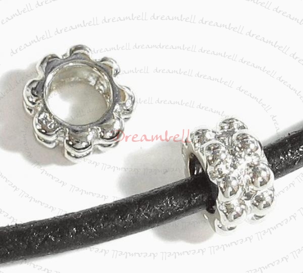 Sterling Silver Round Bead for European Charm Bracelets 9mm