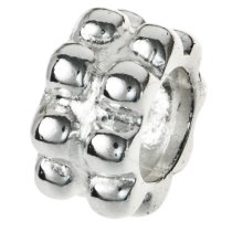 Sterling Silver Round Bead for European Charm Bracelets 9mm