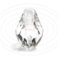 6x Swarovski Elements Crystal 5500 Teardrop Briolette Beads Clear 9x6mm