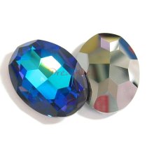 1x Swarovski Elements Oval Cabochon Stone Crystal 4127 Heliotrope 30mm x 22mm
