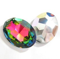 1x Swarovski Elements Oval Cabochon Stone Crystal 4127 Vitrail Medium 30mm x 22mm