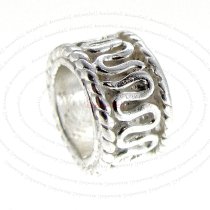 Sterling silver Simplicity Round Bead Tube for European Charm Bracelets