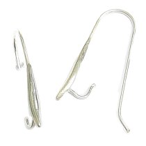 2x Sterling Silver Ear Wire Earring Hook