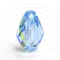 6x Swarovski Elements Crystal 5500 Tear Drop Briolette Beads Aquamarine AB 9x6mm