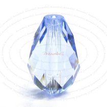 2x Swarovski Elements Crystal 5500 Tear Drop Briolette Beads Lt. Sapphire