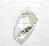 1x SWAROVSKI CRYSTAL 6620 Clear Avant-Garde PENDANT 30mm