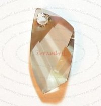 1x SWAROVSKI CRYSTAL 6620 Silver Shade Avant-Garde PENDANT 30mm