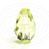 2x Swarovski Elements Crystal 5500 Teardrop Briolette Beads Jonquil