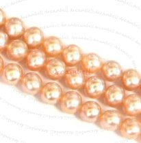 16″ Fresh Water Pearl Potato Peach 6mm