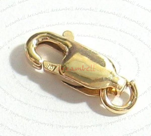 1X 14k gold filled LOBSTER CLASP BEAD OPEN JUMP RING 10mm