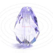 2x Swarovski Elements Crystal 5500 Teardrop Briolette Beads Violet