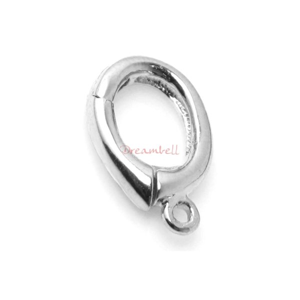 1 x Sterling Silver Pearl Bail Clasp Shortener Enhancer