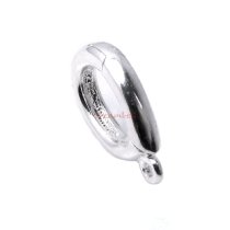 1 x Sterling Silver Pearl Bail Clasp Shortener Enhancer
