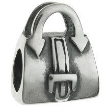 Sterling Silver Handbag for European Charm Bracelets
